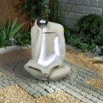 Reading Figure Water Feature With Lights